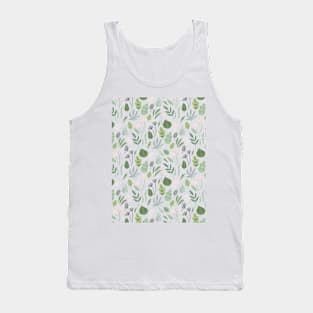 Spring_Summer_Pattern_Leaves_Florals_Leaf Tank Top